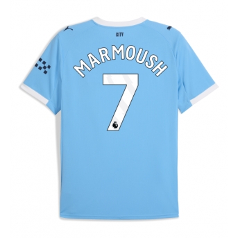 Billige Fotballdrakt Manchester City Omar Marmoush #7 Replika Hjemmedrakt 2025-26 Kortermet
